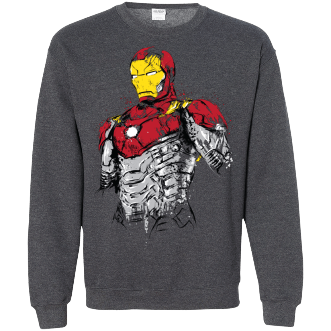 Sweatshirts Dark Heather / S Ironman - Mark XLVII Armor Crewneck Sweatshirt