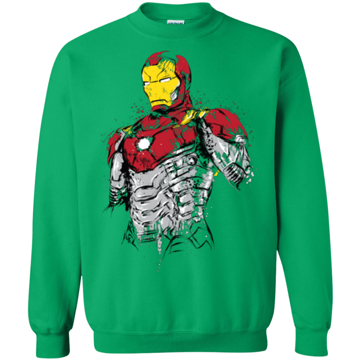 Sweatshirts Irish Green / S Ironman - Mark XLVII Armor Crewneck Sweatshirt