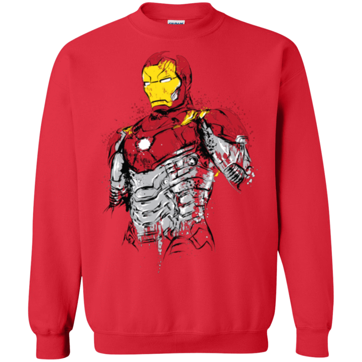 Sweatshirts Red / S Ironman - Mark XLVII Armor Crewneck Sweatshirt