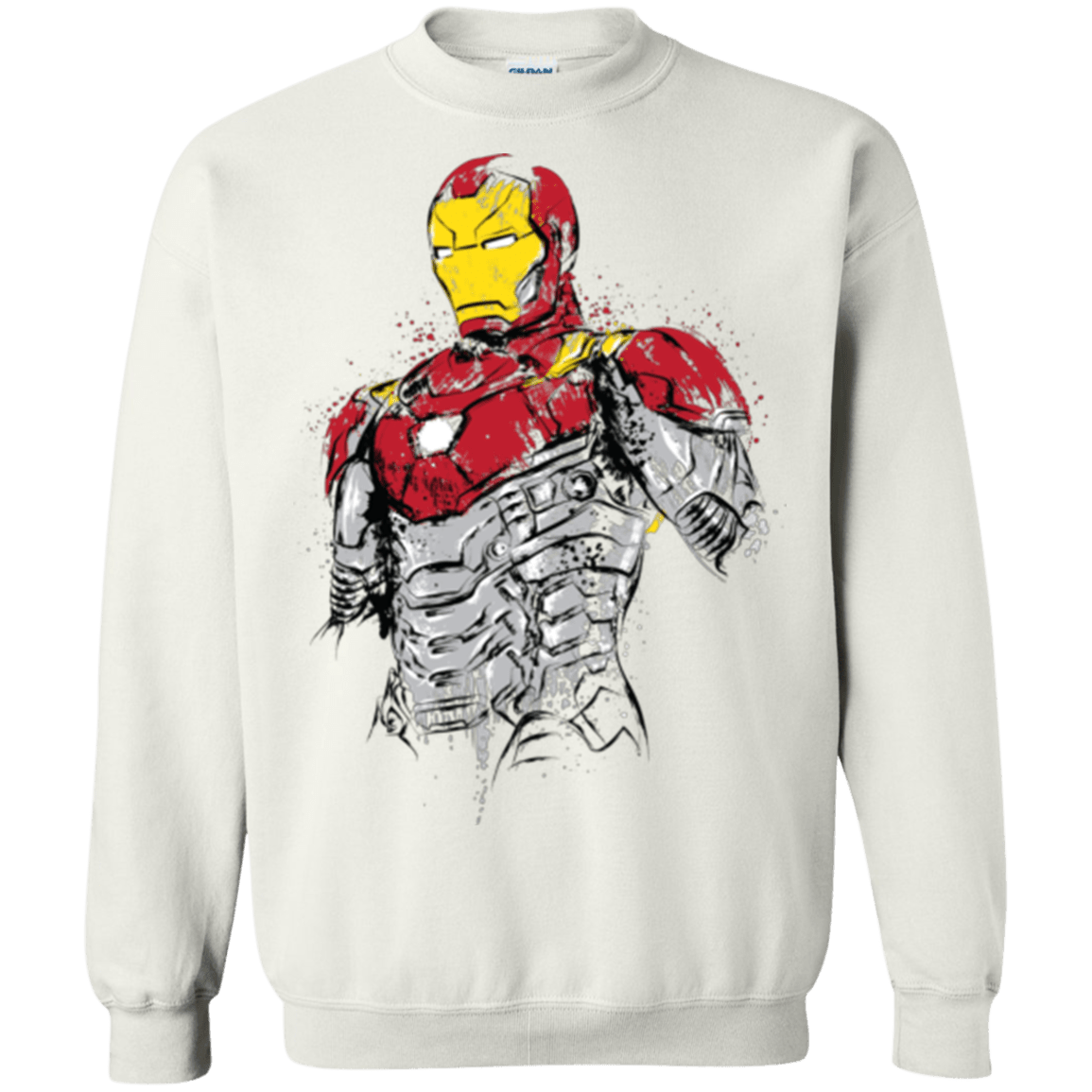 Sweatshirts White / S Ironman - Mark XLVII Armor Crewneck Sweatshirt