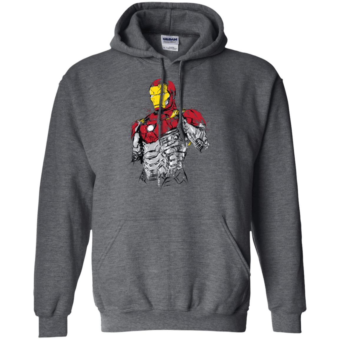 Sweatshirts Dark Heather / S Ironman - Mark XLVII Armor Pullover Hoodie
