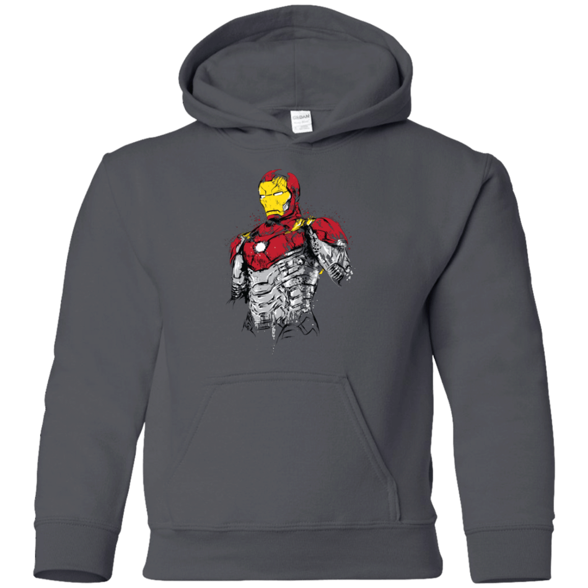 Sweatshirts Charcoal / YS Ironman - Mark XLVII Armor Youth Hoodie