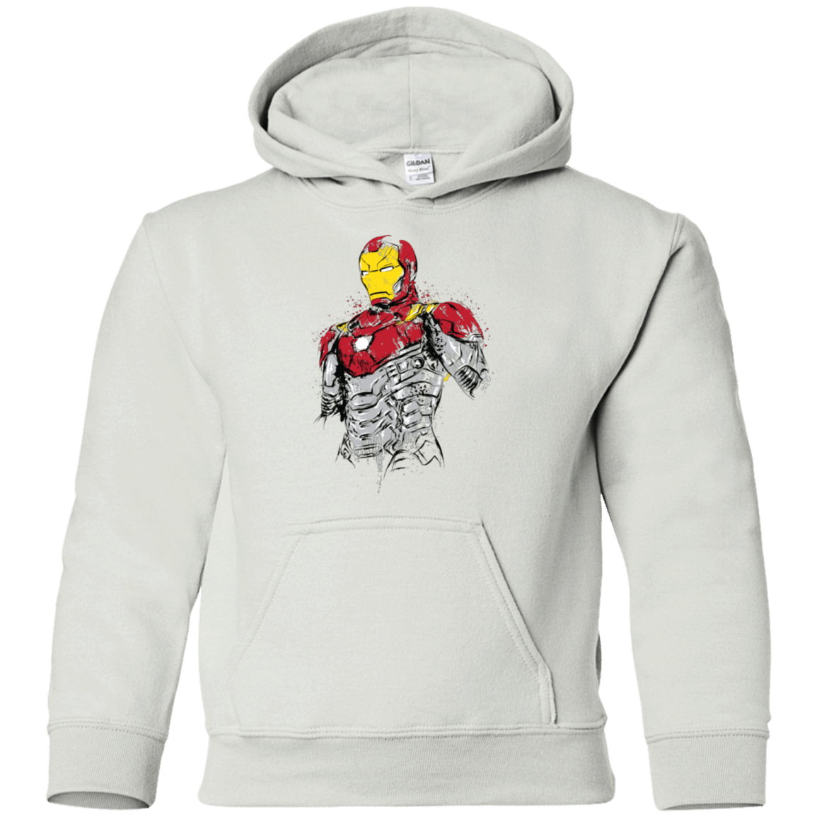 Sweatshirts White / YS Ironman - Mark XLVII Armor Youth Hoodie