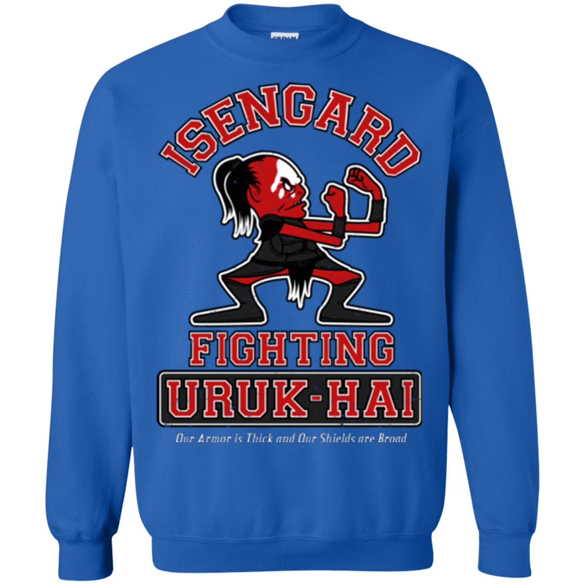 Sweatshirts Royal / Small ISENGARD FIGHTING URUKHAI Crewneck Sweatshirt