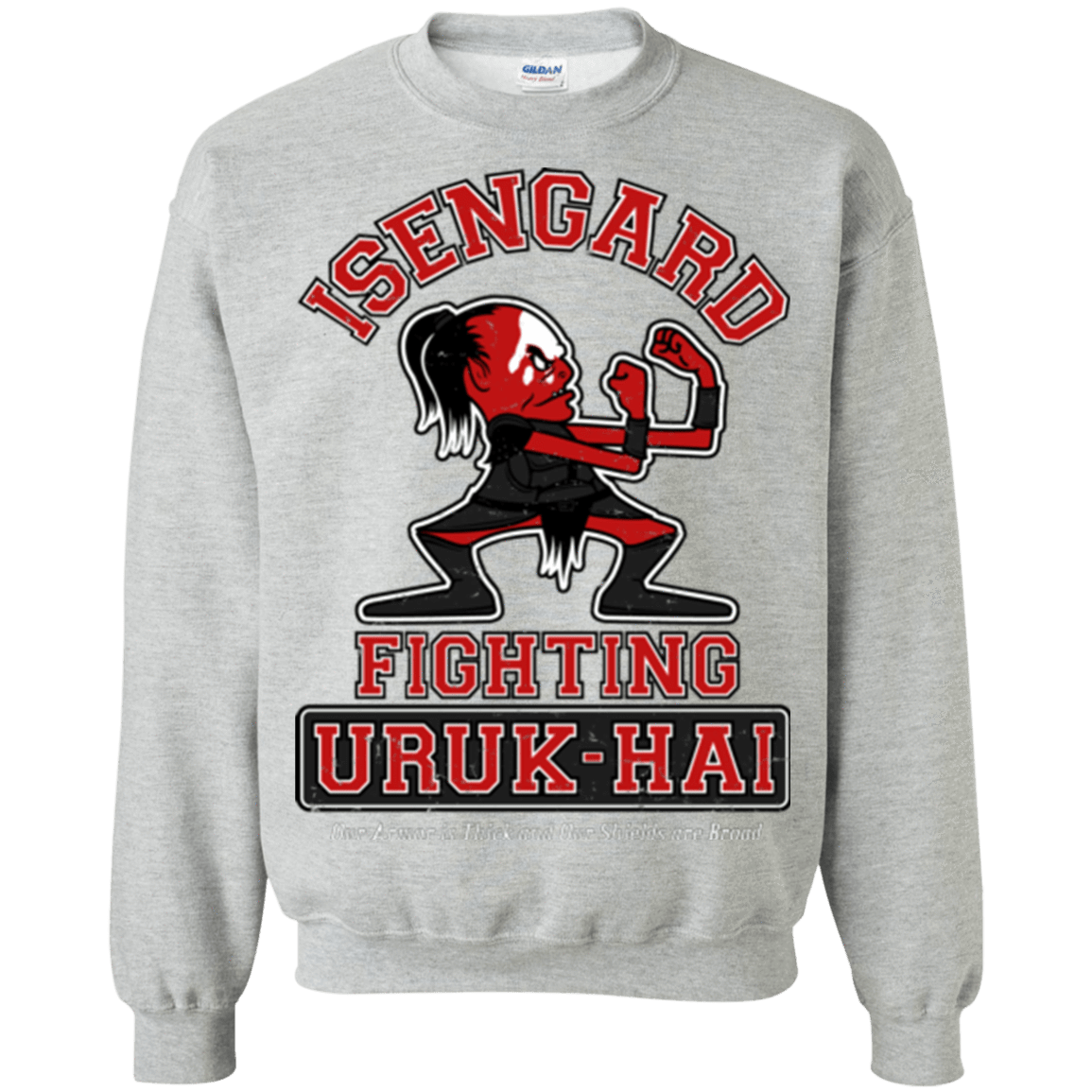 Sweatshirts Sport Grey / Small ISENGARD FIGHTING URUKHAI Crewneck Sweatshirt