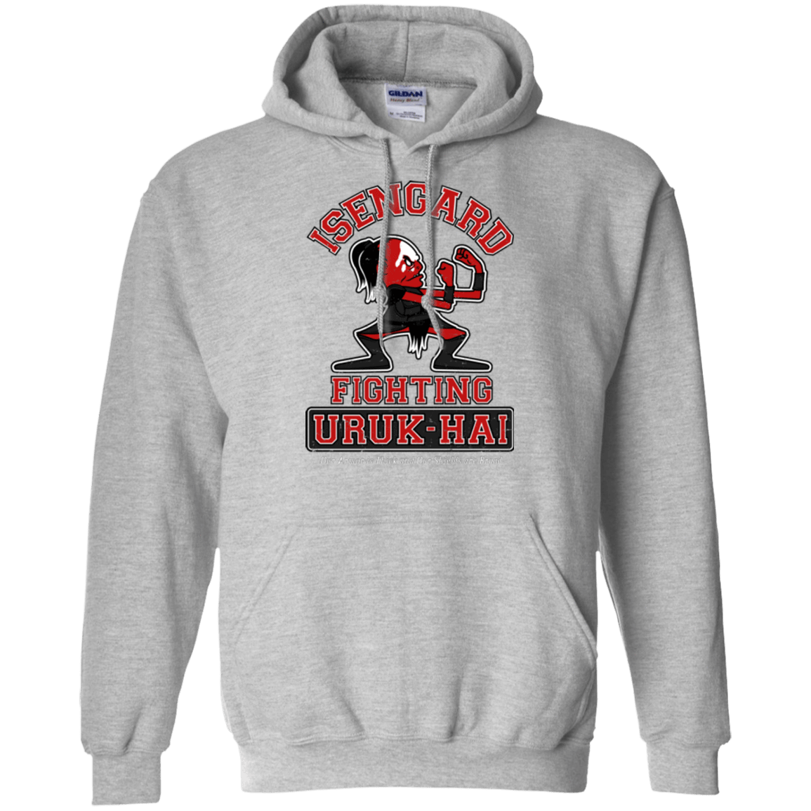 Sweatshirts Sport Grey / Small ISENGARD FIGHTING URUKHAI Pullover Hoodie
