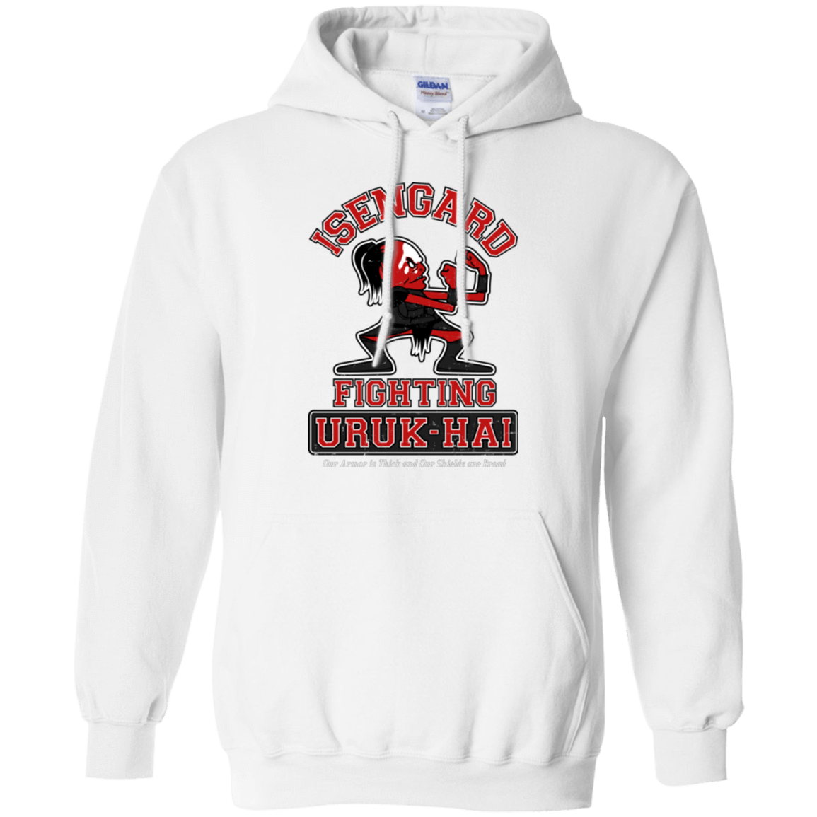 Sweatshirts White / Small ISENGARD FIGHTING URUKHAI Pullover Hoodie