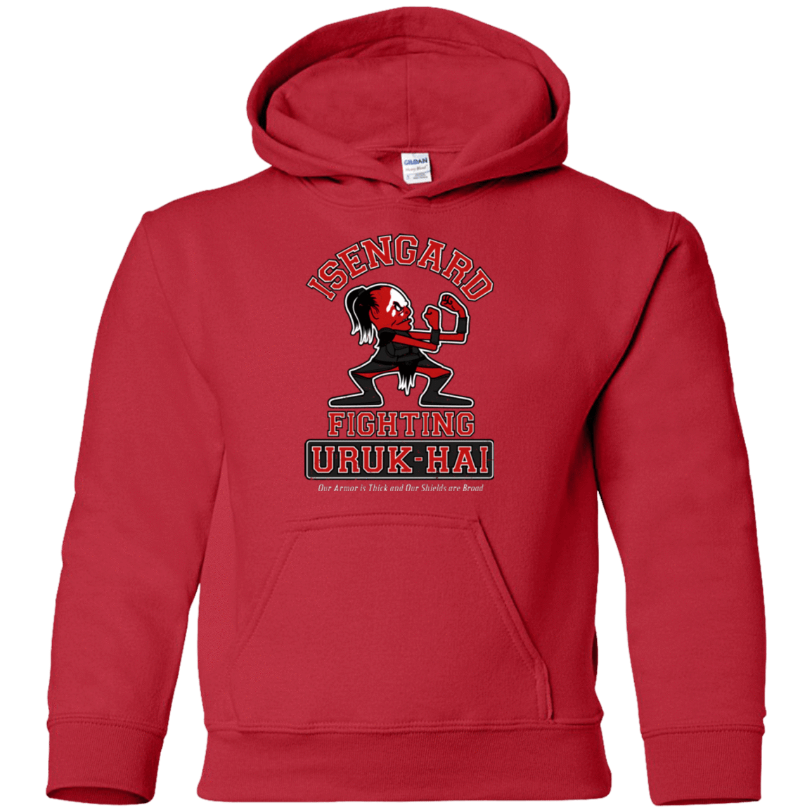 Sweatshirts Red / YS ISENGARD FIGHTING URUKHAI Youth Hoodie