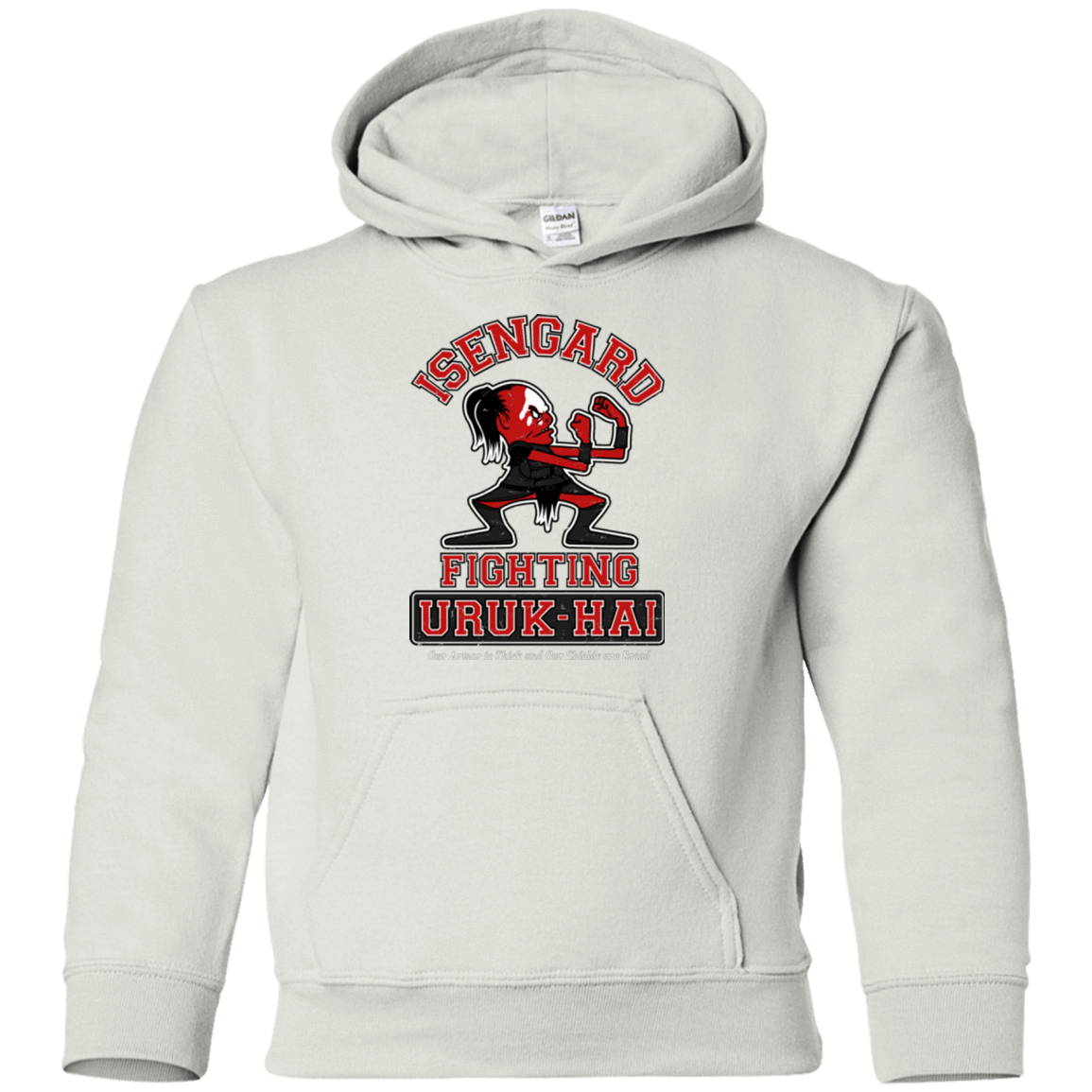 Sweatshirts White / YS ISENGARD FIGHTING URUKHAI Youth Hoodie