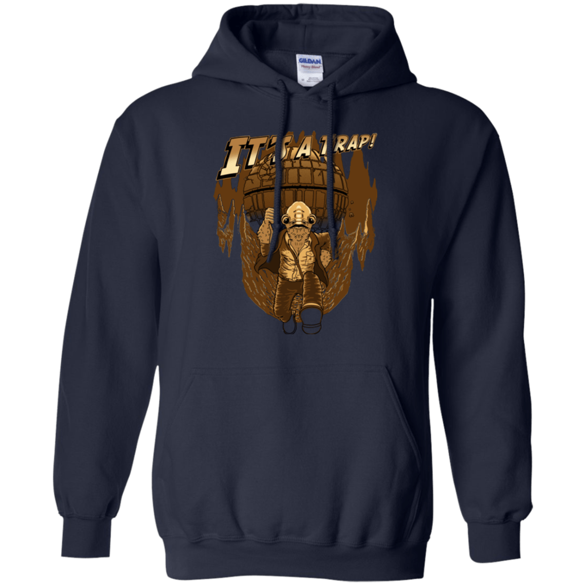 Sweatshirts Navy / Small It's a trap!! Pullover Hoodie
