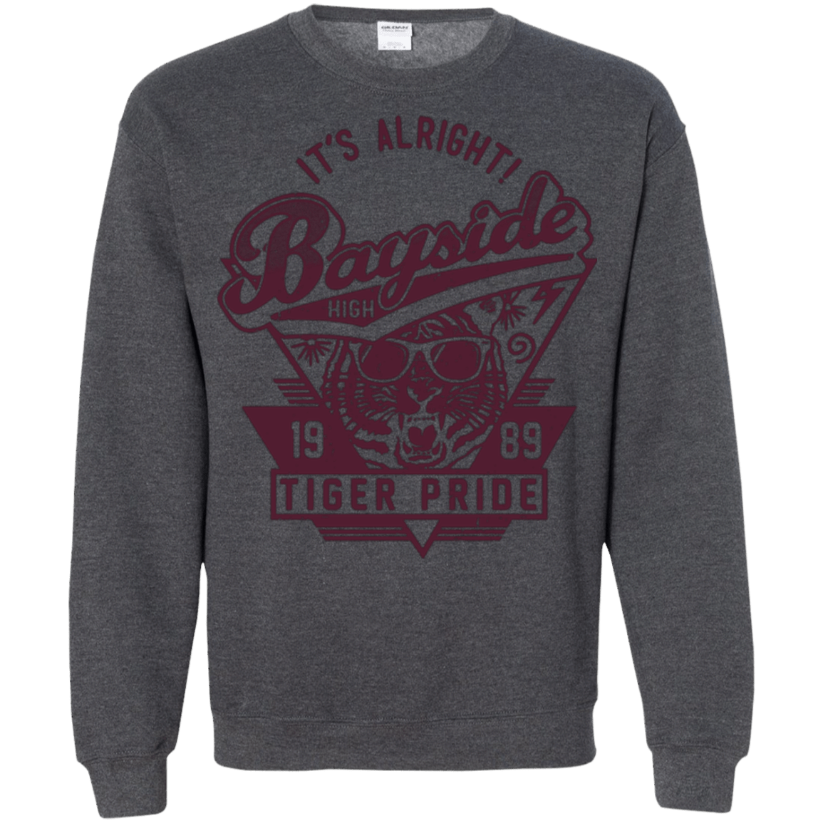 Sweatshirts Dark Heather / Small It's Alright Crewneck Sweatshirt