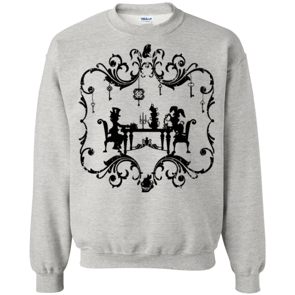 Sweatshirts Ash / Small It's Always Tea Time Crewneck Sweatshirt