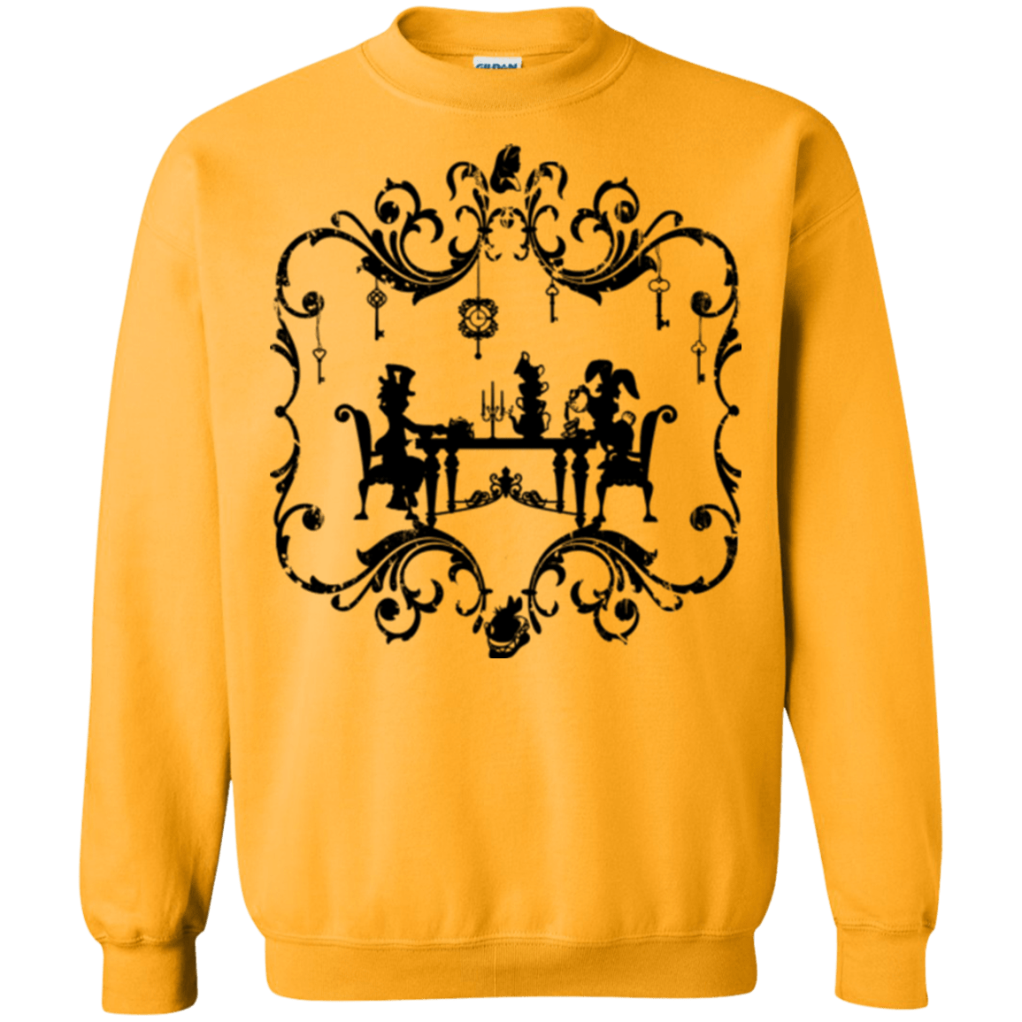 Sweatshirts Gold / Small It's Always Tea Time Crewneck Sweatshirt