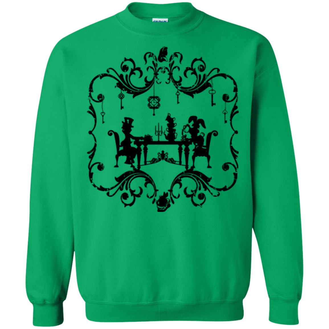 Sweatshirts Irish Green / Small It's Always Tea Time Crewneck Sweatshirt