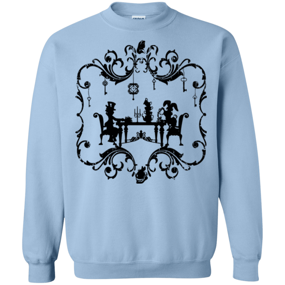 Sweatshirts Light Blue / Small It's Always Tea Time Crewneck Sweatshirt