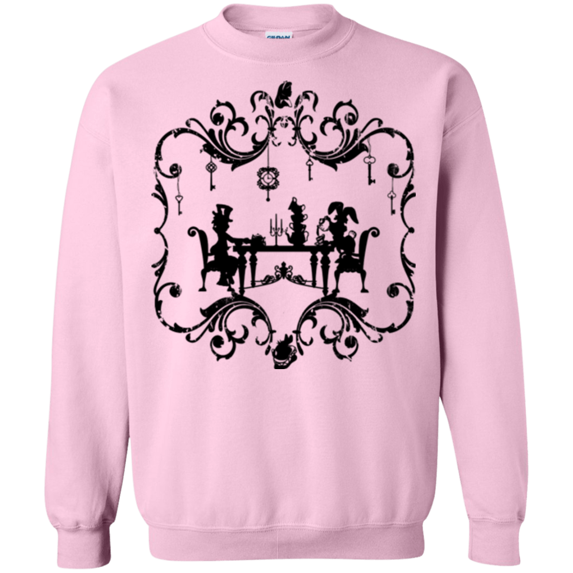 Sweatshirts Light Pink / Small It's Always Tea Time Crewneck Sweatshirt