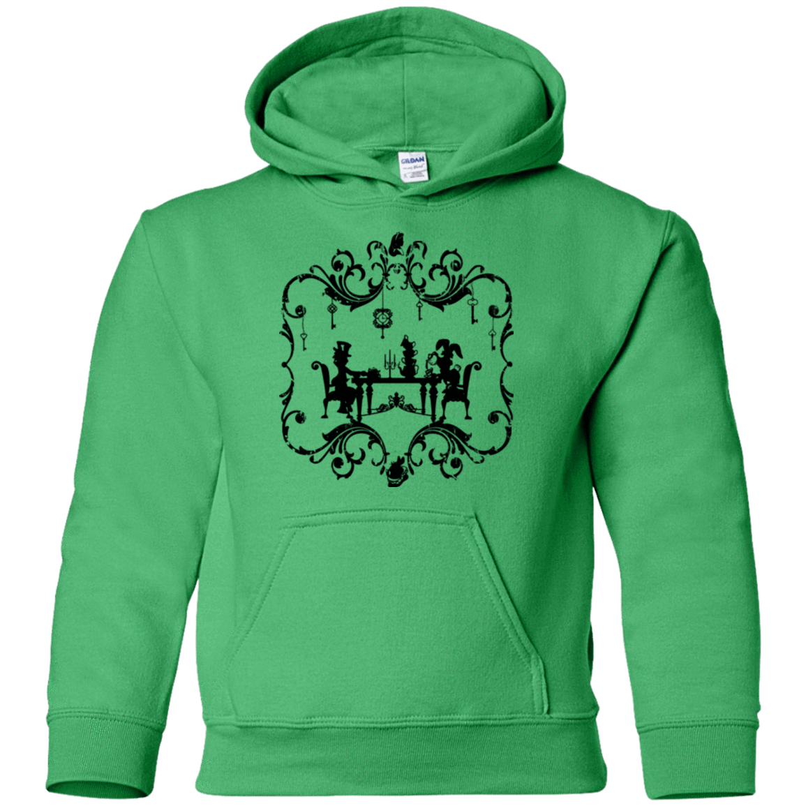 Sweatshirts Irish Green / YS It's Always Tea Time Youth Hoodie