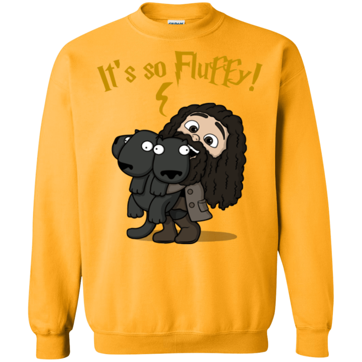 Sweatshirts Gold / Small Its So Fluffy Crewneck Sweatshirt