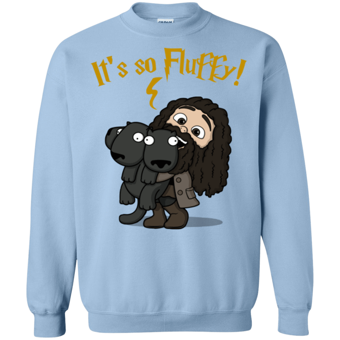 Sweatshirts Light Blue / Small Its So Fluffy Crewneck Sweatshirt