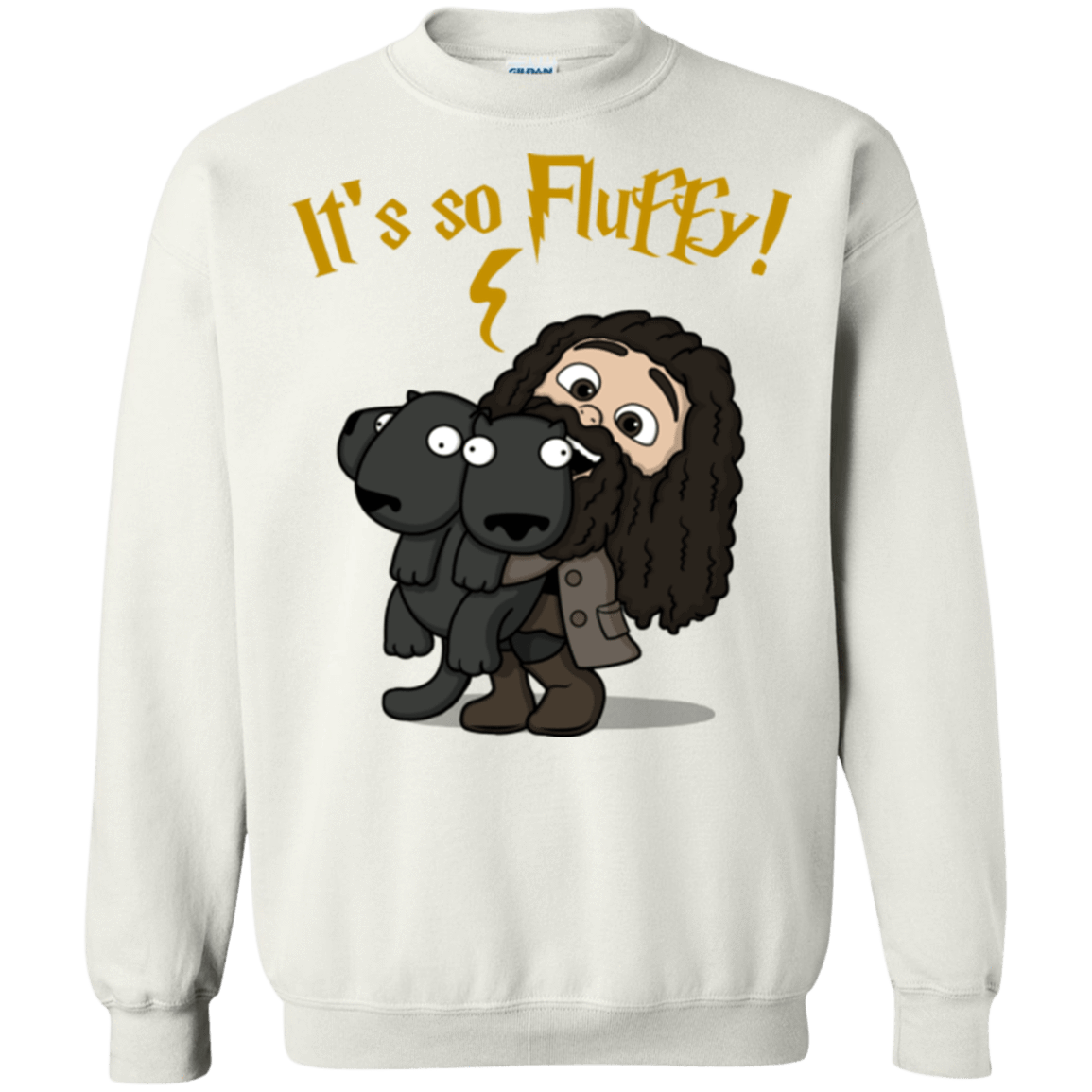 Sweatshirts White / Small Its So Fluffy Crewneck Sweatshirt