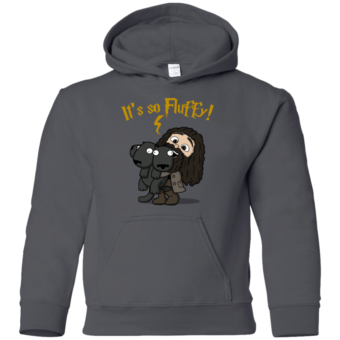 Sweatshirts Charcoal / YS Its So Fluffy Youth Hoodie