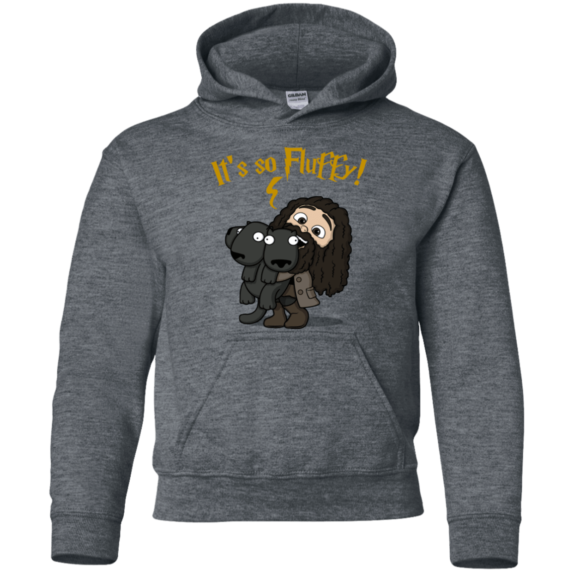 Sweatshirts Dark Heather / YS Its So Fluffy Youth Hoodie