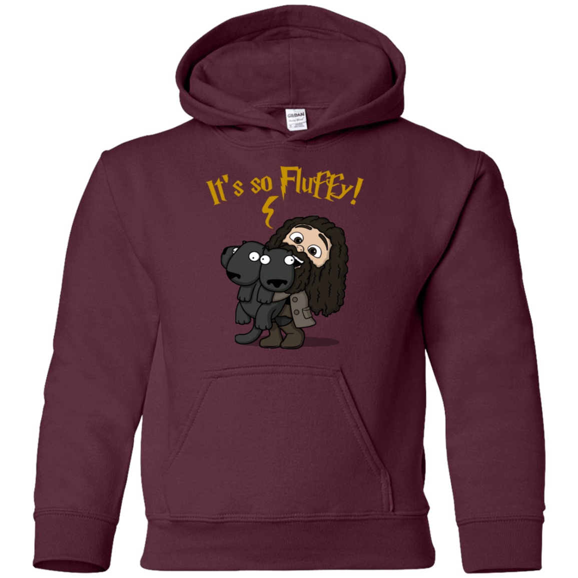 Sweatshirts Maroon / YS Its So Fluffy Youth Hoodie