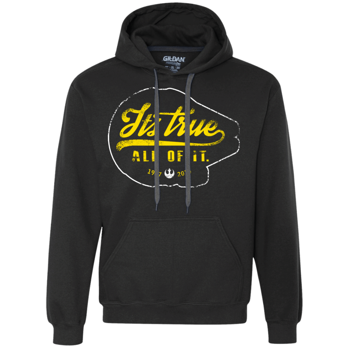 Sweatshirts Black / S Its True Premium Fleece Hoodie