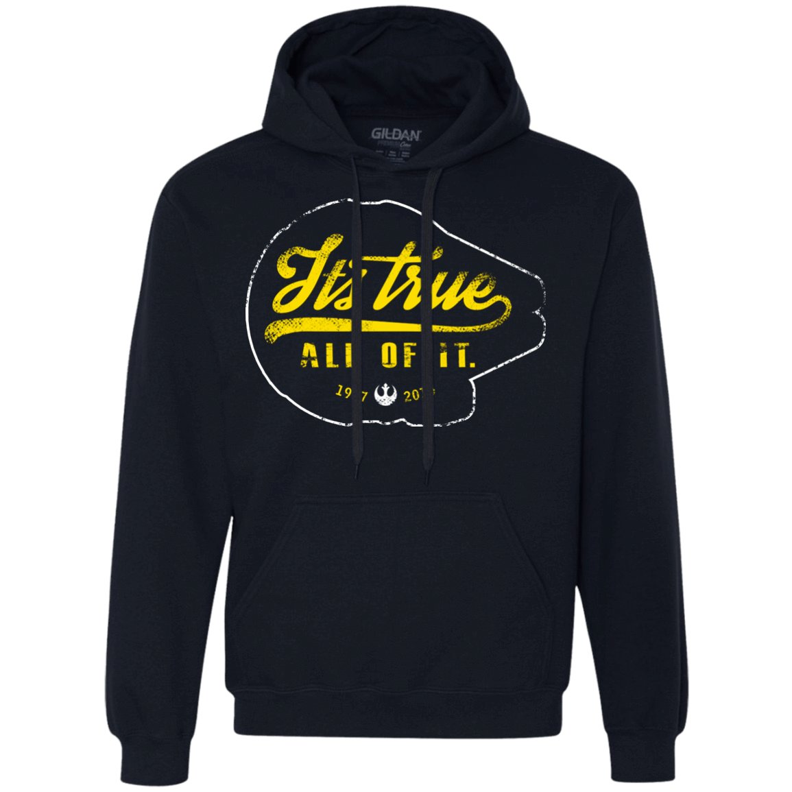Sweatshirts Navy / S Its True Premium Fleece Hoodie