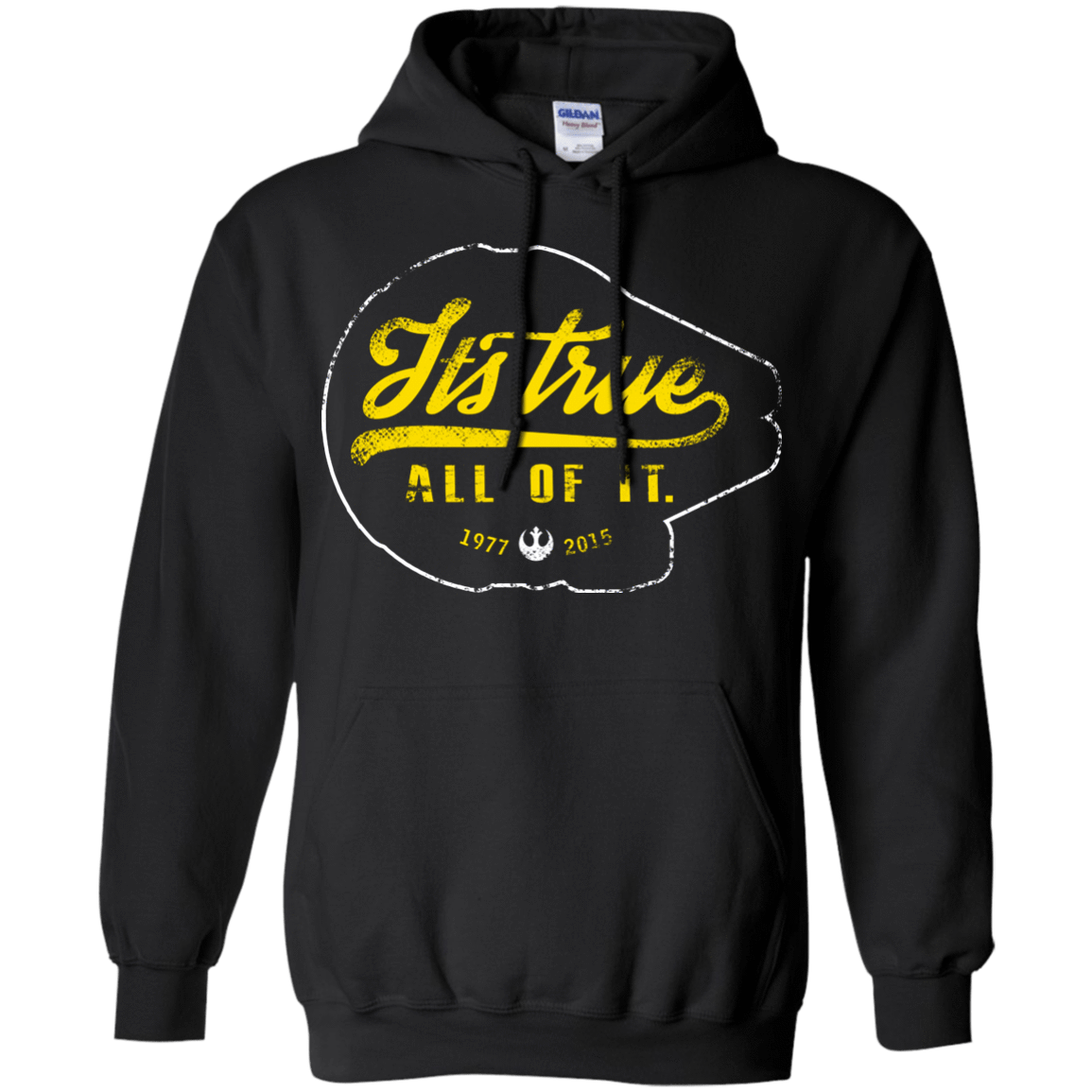 Sweatshirts Black / S Its True Pullover Hoodie