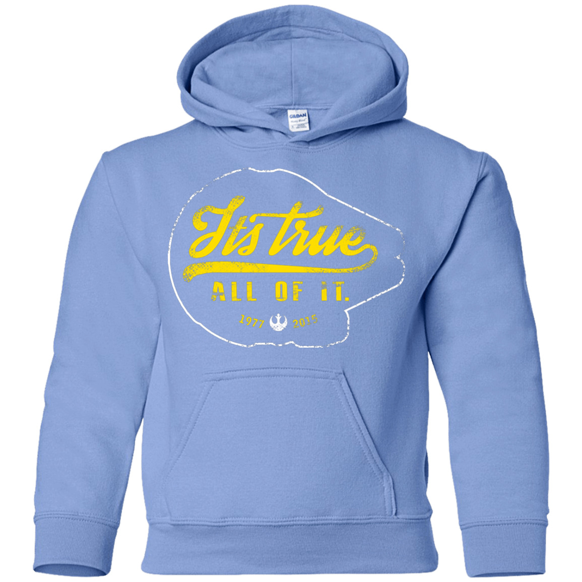 Sweatshirts Carolina Blue / YS Its True Youth Hoodie