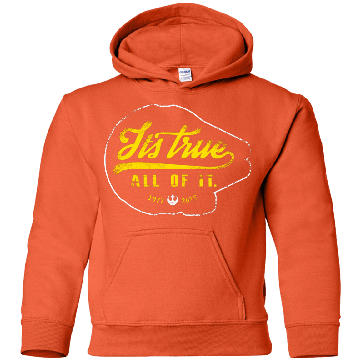 Sweatshirts Orange / YS Its True Youth Hoodie