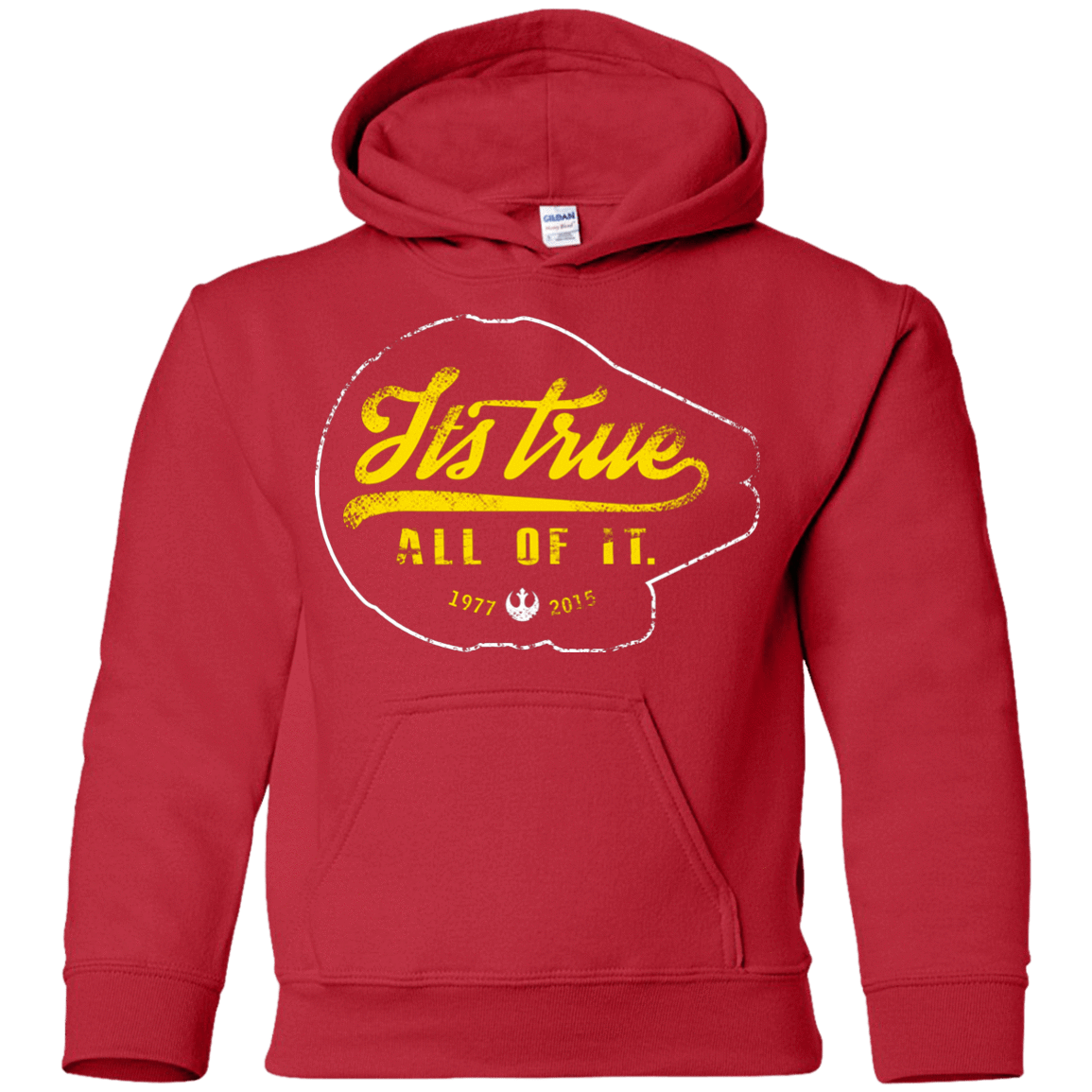 Sweatshirts Red / YS Its True Youth Hoodie