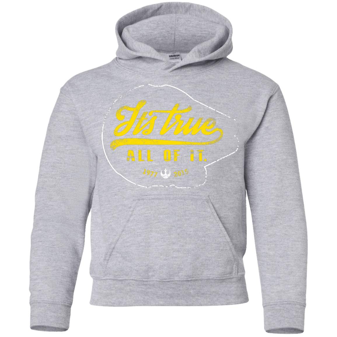Sweatshirts Sport Grey / YS Its True Youth Hoodie