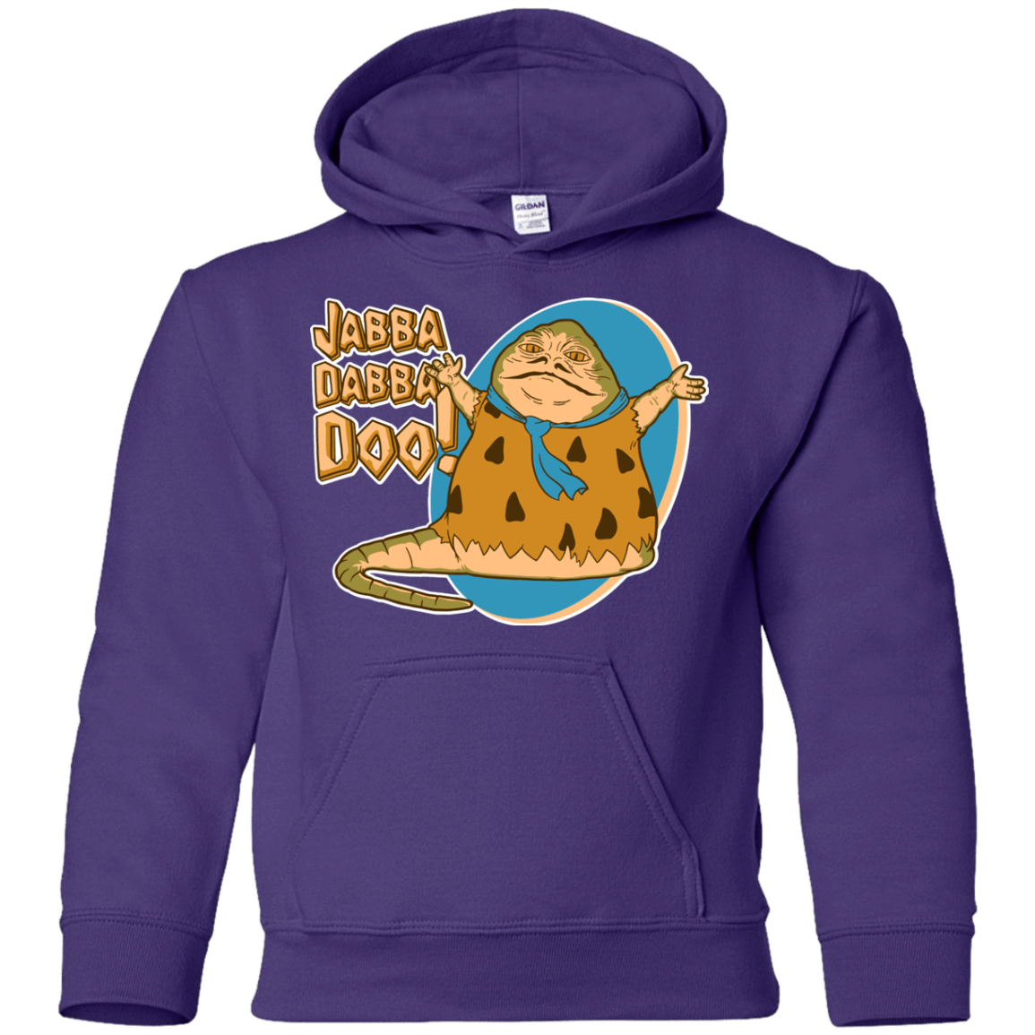 Sweatshirts Purple / YS Jabba Dabba Doo Youth Hoodie