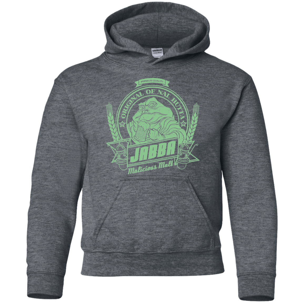Sweatshirts Dark Heather / YS Jabba Malt Youth Hoodie