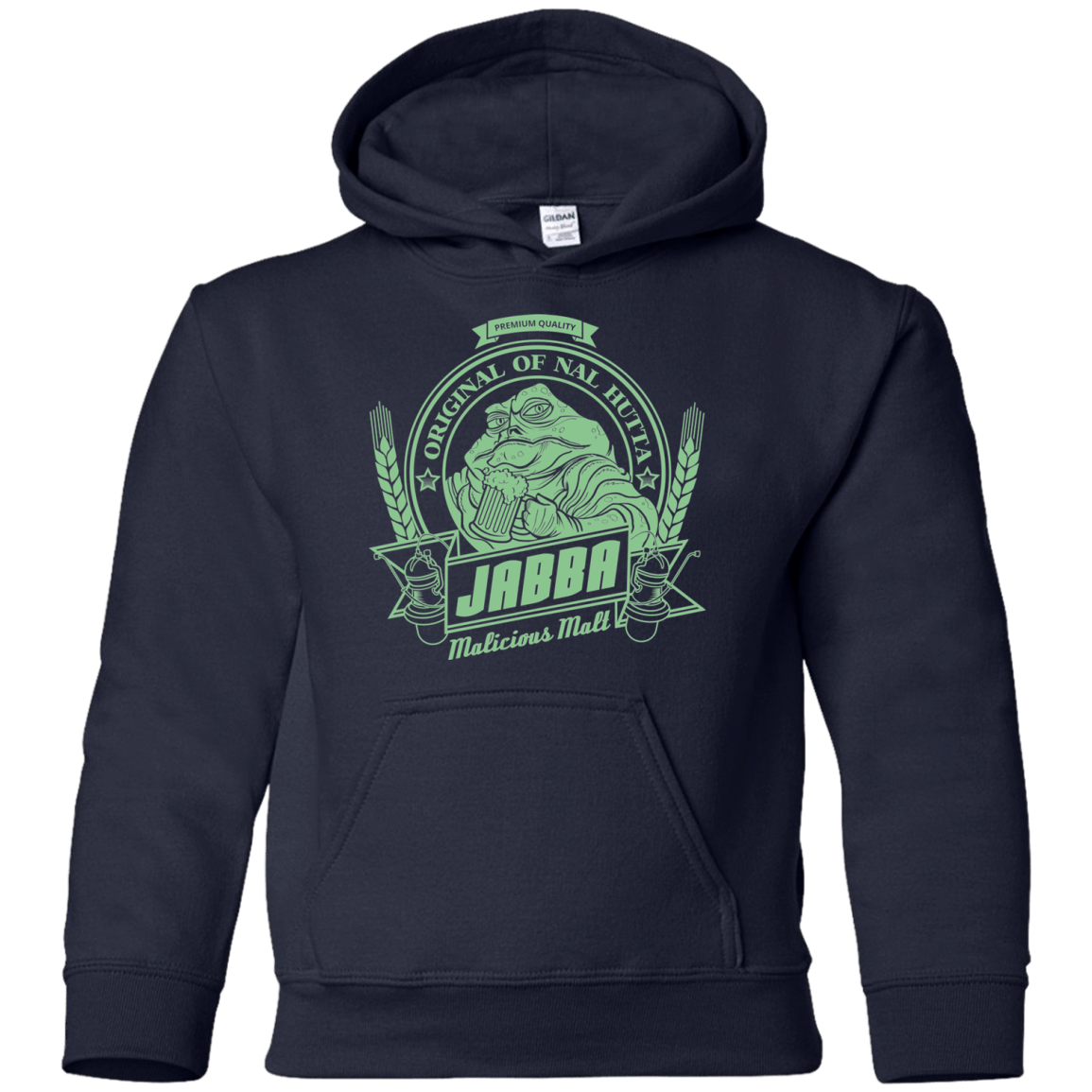 Sweatshirts Navy / YS Jabba Malt Youth Hoodie