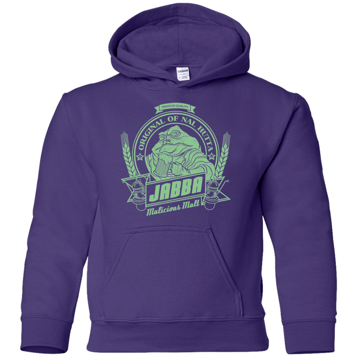 Sweatshirts Purple / YS Jabba Malt Youth Hoodie