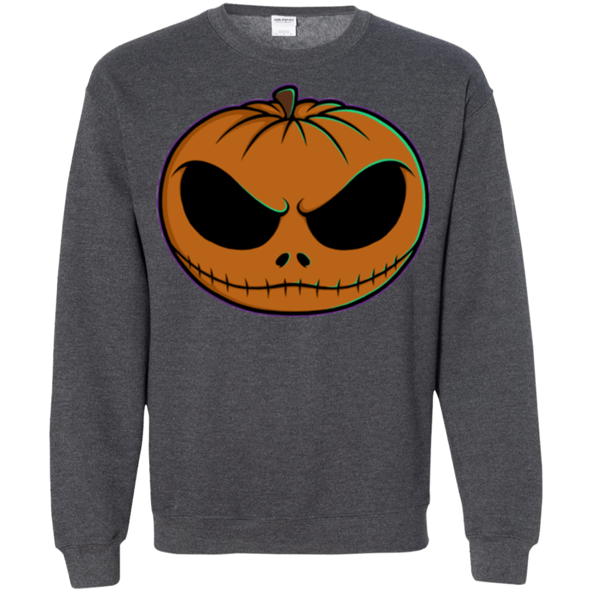 Sweatshirts Dark Heather / Small Jack O Lantern Crewneck Sweatshirt