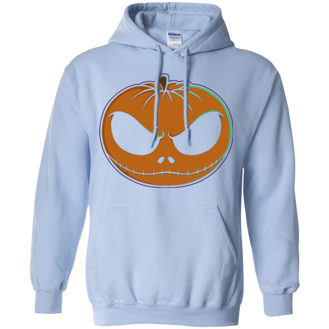 Sweatshirts Light Blue / Small Jack O'Lantern Pullover Hoodie