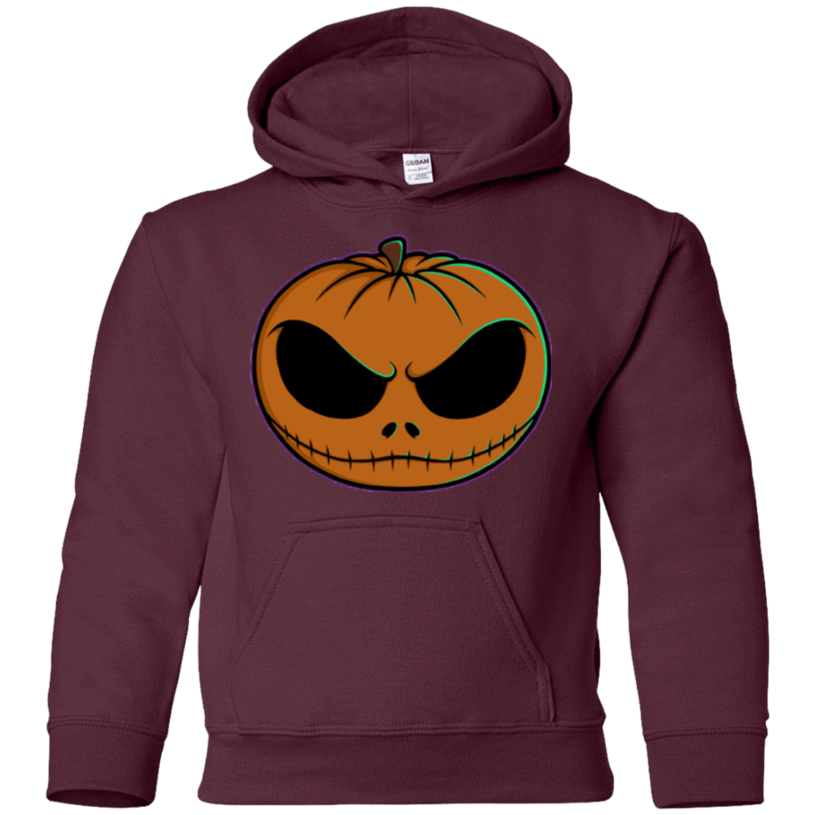 Sweatshirts Maroon / YS Jack O Lantern Youth Hoodie