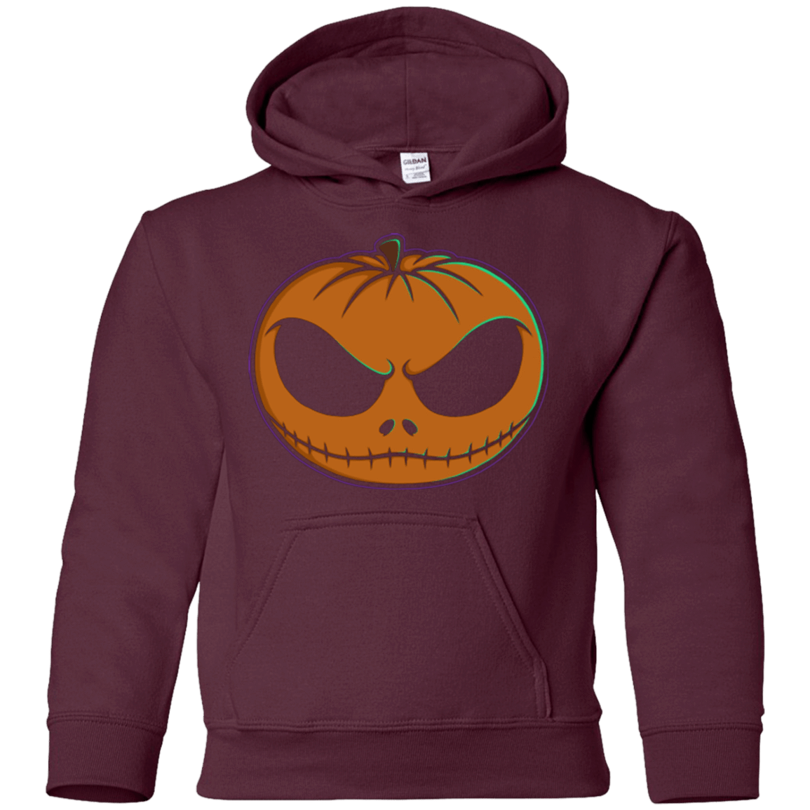 Sweatshirts Maroon / YS Jack O'Lantern Youth Hoodie