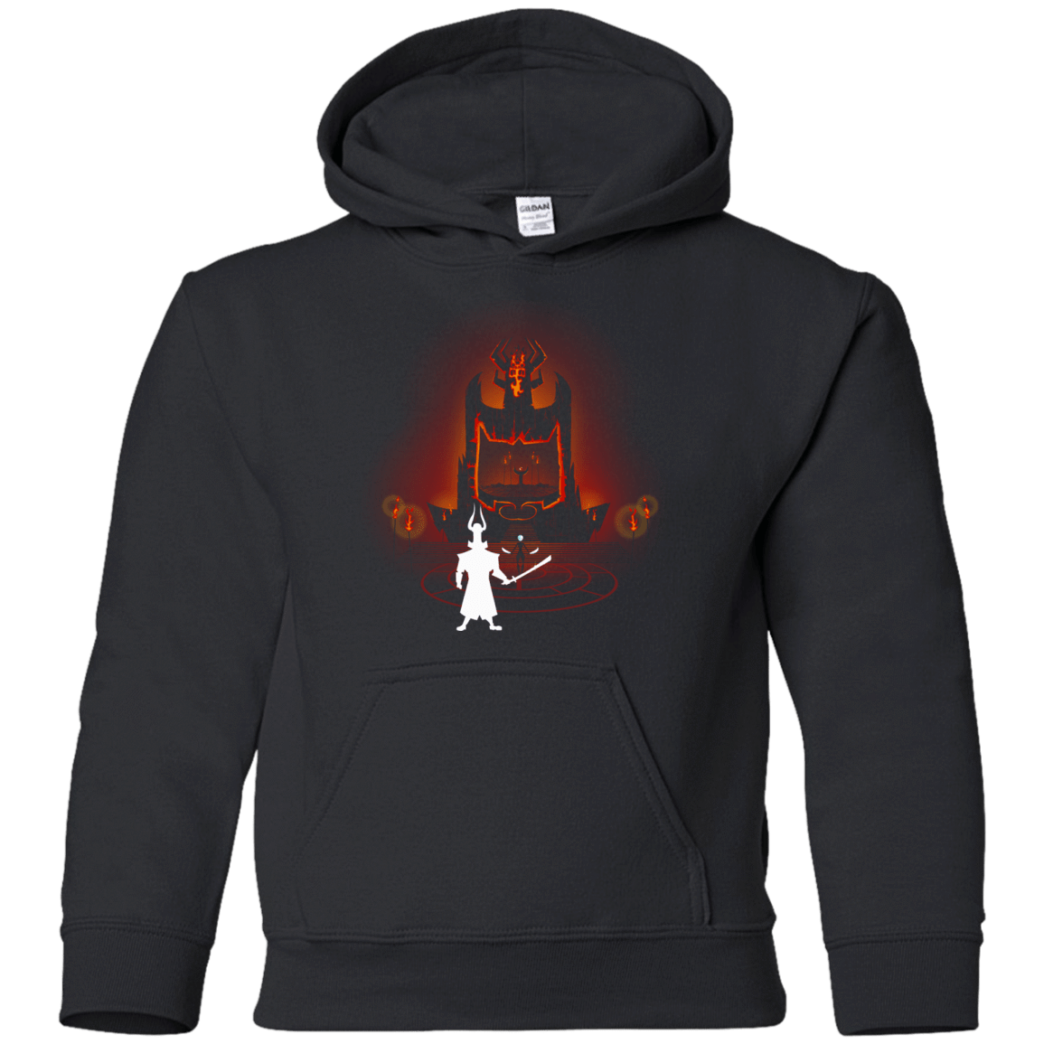 Sweatshirts Black / YS Jacks Back Youth Hoodie