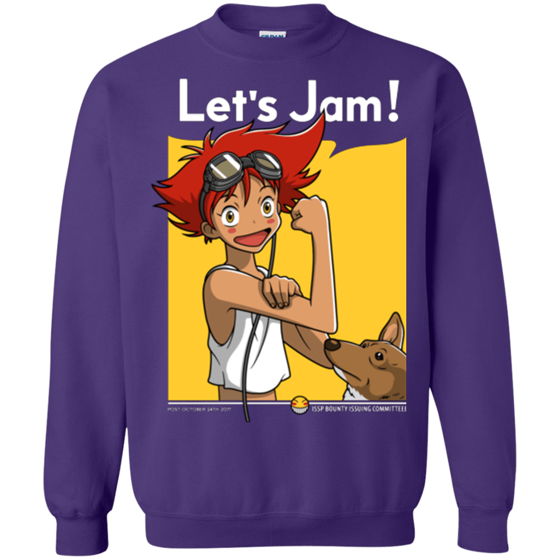 Sweatshirts Purple / Small JAMMING WITH EDWARD Crewneck Sweatshirt