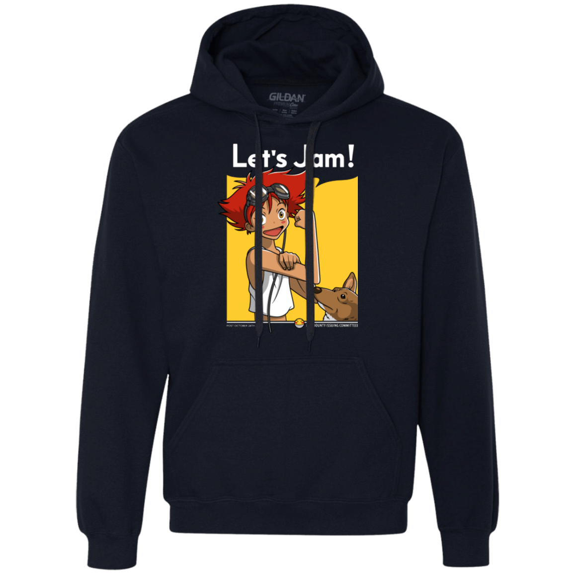 Sweatshirts Navy / Small JAMMING WITH EDWARD Premium Fleece Hoodie