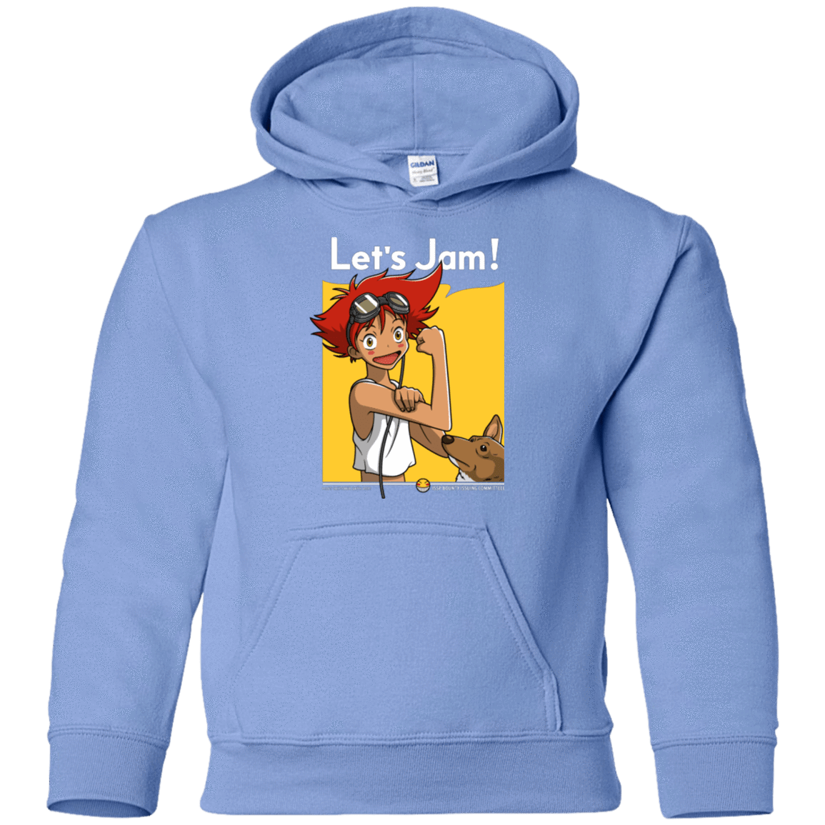 Sweatshirts Carolina Blue / YS JAMMING WITH EDWARD Youth Hoodie