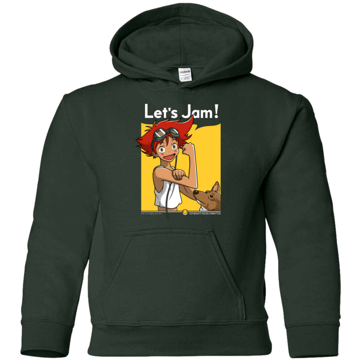 Sweatshirts Forest Green / YS JAMMING WITH EDWARD Youth Hoodie