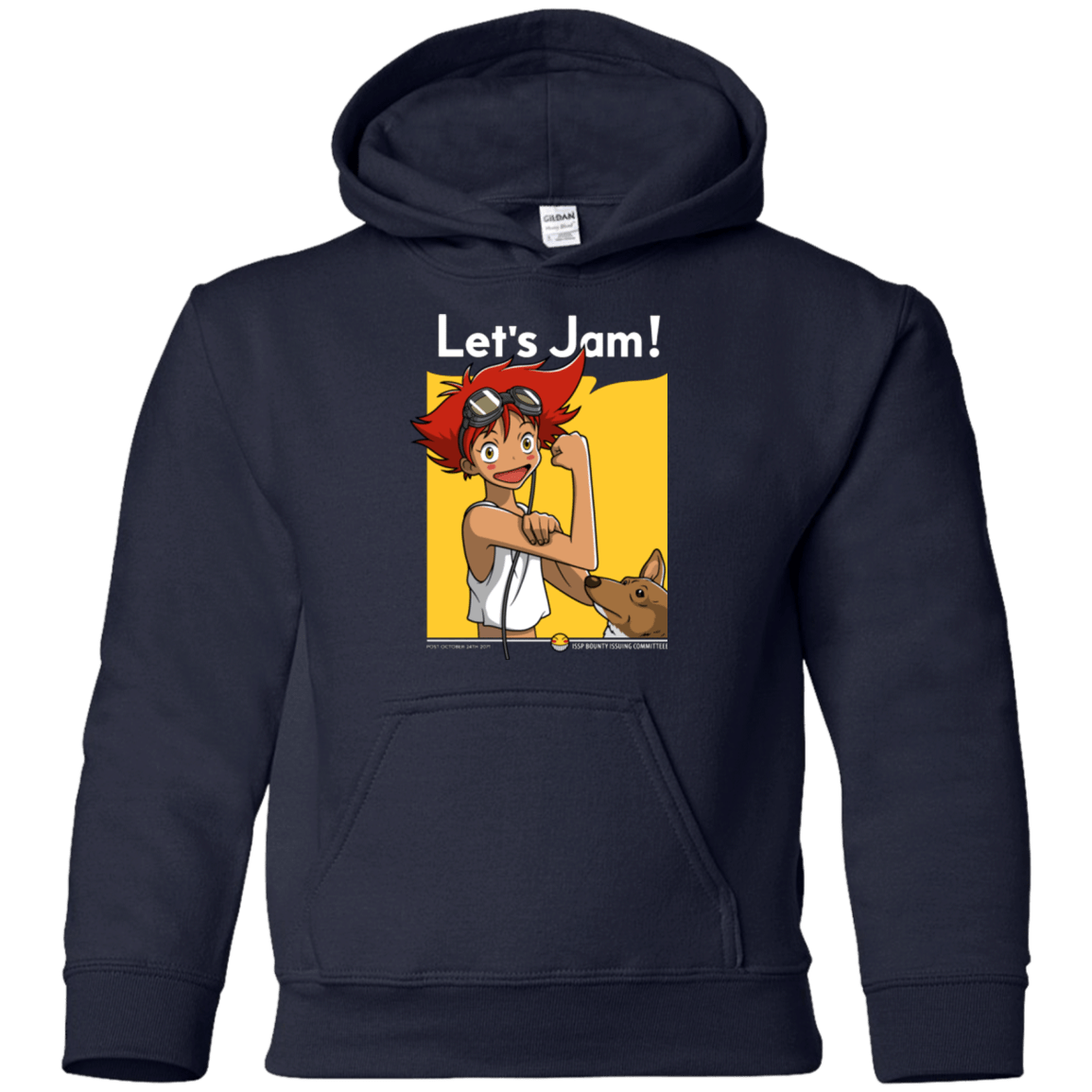 Sweatshirts Navy / YS JAMMING WITH EDWARD Youth Hoodie