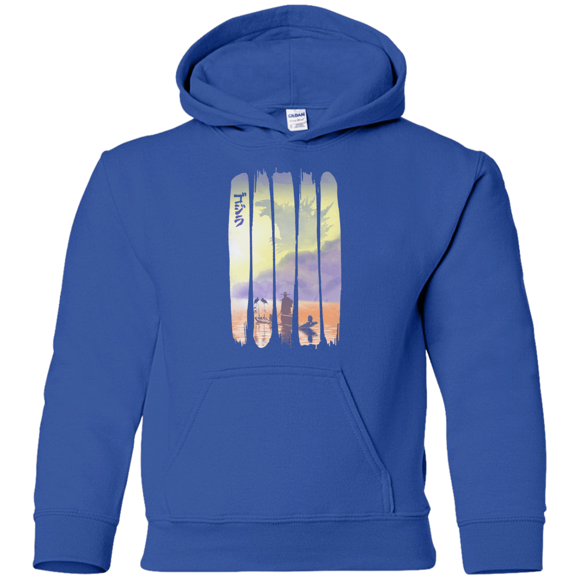 Sweatshirts Royal / YS Japanese Kaiju Youth Hoodie