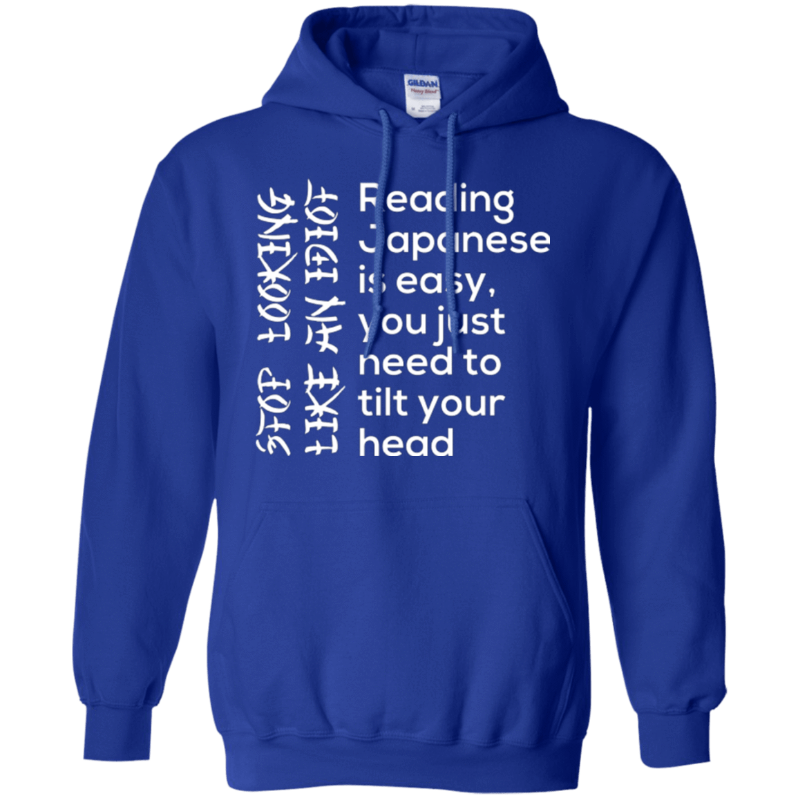 Sweatshirts Royal / Small Japanese Pullover Hoodie